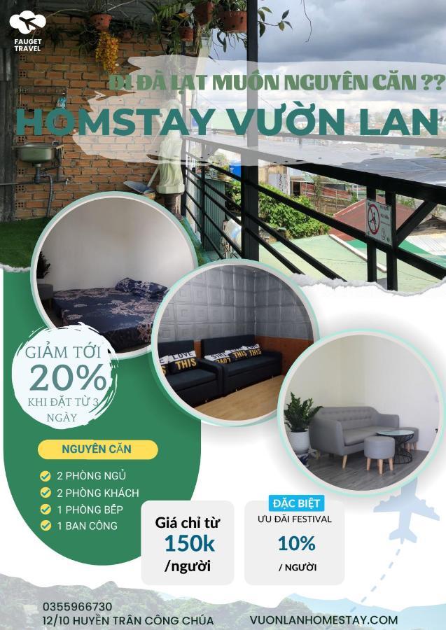 Vuon Lan Homestay Da Lat- Nguyen Can 132M2 Exterior photo
